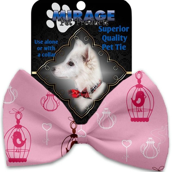 Mirage Pet Products Pink Whimsy Bird Cages Pet Bow Tie 1117-BT